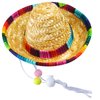 Yewong 3 Pieces Pet Hat Pet Formal Top Hat Mexico Sombrero Hat Cowboy Hat Dog Cat Pet Costume Hat for Halloween Party Photo Props Supplies one Size