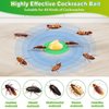 12 Pack Roach Gel Bait for Indoor Use - Cockroach Killer Gel with Easy Placement Stickers, Long-Lasting Mess-Free Formula for Kitchen, Bathroom, Basement & Hidden Areas Pest Control