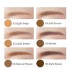 Eyebrow Pencil by YUKImarket | Professional Mineral Powder with Brush and Sharpener 6 colors 0.04oz (NO.1 Light Beige)