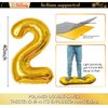 New Years Decorations 2025, Gold Number Balloons for New Years Eve Party Supplies, 40inch Gold Foil Balloon New Year Banner and Happy New Year Decorations 2025 NYE Decorations