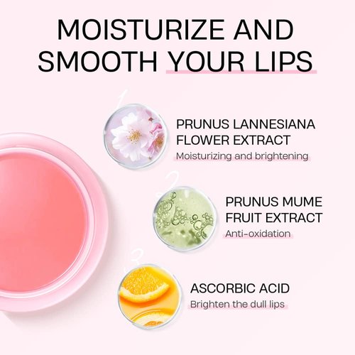 AKARY Sakura Lip Mask Lip Sleeping Masks,Moisturizing & Repairing Lips Lines Deeply,Night Sleep Lip Mask, Fall/Winter Effectively Moisturizes And Repairs Dry Lips, Lip Treatment