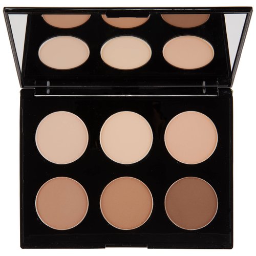 YANY Beauty Contour & Highlight Palette, Sculpt, Define, Palette Powder Contour Kit with Mirror - 6 Highly Pigmented Matte Colors For Contouring And Highlighting