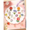 20 Pieces Cute Enamel Brooch Pins Set Enamel Pins Kawaii Backpack Pins for Women Men DIY Badges Clothing Jacket Bags Presents (Flower)