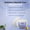 Luxx Deep Conditioning Hair Mask | Shea Butter & Argan Oil Vegan Deep Moisturizing Mask for Dry & Damaged Hair| Combats Frizz | Restores Moisture | Paraben & Sulfate-Free (8 Fl. Oz), Clear