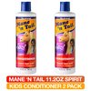 Mane 'n Tail Spirit Untamed Conditioner 11.02 Oz Caramel Apple Scent Gentle, Mild For Every Day Use as a Leave In Conditioner (2 Count)