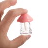 Mushroom Lip Gloss Tubes 8ml - 5 Pack Refillable Lipgloss Containers with Wand - Clear Empty Lip Balm Bottle for DIY Makeup Personal Cosmetic and Lip Oil Base