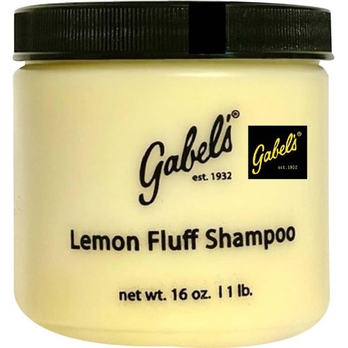 Gabel’s Lemon Fluff Clarifying Shampoo 16oz (2024 new package) Authentic Manufacturer Direct have (Protection seal black logo label) and Black Words Black Cap on the jar (Packed in box)