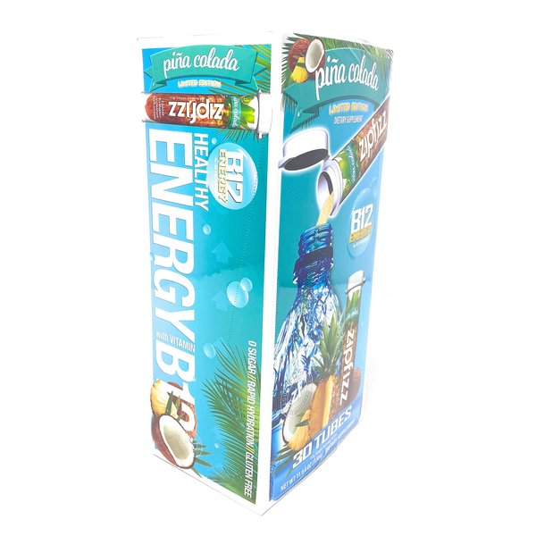 Zipfizz Pina Colada B12 Energy Drink Dietry Supplement Limited Edition Net Wt 11.64 Oz,, ()
