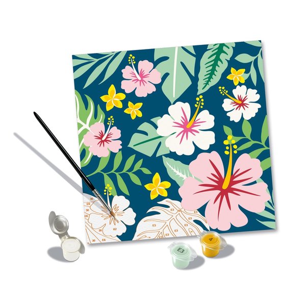 Ravensburger CreArt Exotic Plants Paint by Numbers Kit for Adults - 23518 - Painting Arts and Crafts for Ages 12 and Up