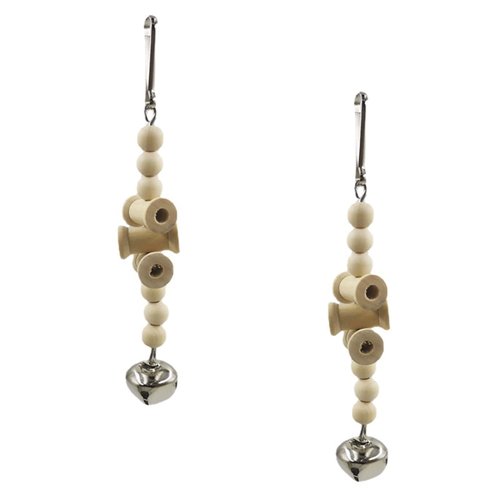 LIYONGHE 2 Pcs Parrot Toys Chew Bird Toys for Parakeets Toys Calcium Stone Hanging Chew Toy for Parrot Macaw African Grey Parrot Cockatiel