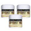 MASON NATURAL Coconut Oil Beauty Cream, 2 Oz, 3 Count
