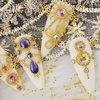 Chunmeng 3D Nail Caviar Beads Nail Art Decoration Mini Metal Nail Beads, DIY Nails Supplies Accessories for Women Manicure (Golden)