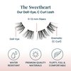 Sweetheart Doll-Eyed Lashes – Doll-Eyed Lash Clusters for Women - Salon Quality At Home Eyelashes Extension Kit - 6 Lash Sets - No Lash Glue Included