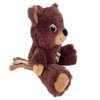 KONG Knots Teddy Bear - Knotted Rope Tummy and Tail - Soft Plush Dog Toy (Medium)