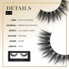 Lilly Lashes Premium Synthetic Lashes LA | Fake Eyelashes Natural Look | Full Bodied Look | Wispy Lashes | False Lashes | Vegan Strip Lash | Reusable Up to 10 Wears | 15mm