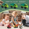 Toddler Car Toys for 1-3 Year Old, 4 Pcs Dump Truck Toys and Mixer Cement,BPA Free Outdoor Toys for Toddlers,Christmas Birthday Gifts for Toddler Boy Girl 3-4