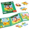 ASTARON Magnetic Puzzles for Toddlers, 9-12-16 Pieces Animal World Learning Magnet Puzzles for Road Trip, Educational Travel Toys Car Plane Activities for Kids, Kids Birthday Gifts