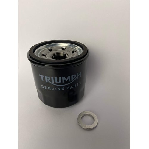 GENUINE TRIUMPH OIL FILTER AND SUMP WASHER