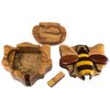 WOOD INTARSIA Bee - Secret Wooden Puzzle Box