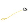 Single Resistance Exercise Band, Comfortable Handles Elastic Cord Ideal for Physical Therapy, Strength Training, Muscle Toning (Yellow)