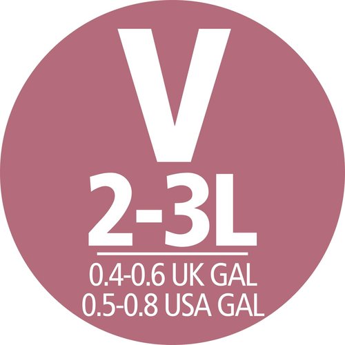 Brabantia PerfectFit Trash Bags (Size V/0.5-0.8 Gal) Thick Plastic Trash Can Liners with Drawstring Handles (40 Bags)