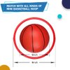 Amarlozn 6" Toddler Mini Basketball for Basketball Hoop, Small Inflatable Replacement Balls, Plastic Sandbox Hoop Toy Set, Beach Sensory Sports Game Gift for Kids 3-10, 3 PCS Rainbow