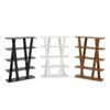Cutemini Dollhouse Shelf Furniture Bookshelf 1/12 Scale Miniature Wooden Storage Rack Four Tier Shelves Doll House Accessories and Furniture Display Stand Mini Scene Ornaments Decoration (Brown)