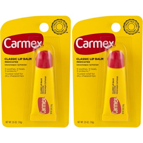 Carmex Lip Balm, 0.35 oz, Pack of 2