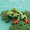 Atralo Service Wildlife Animal Model Toy Red Eye Tree Frog Figure Party Favors Toys Cake Toppers Christmas Birthday Gift for Boys Girls Kids Toddlers