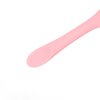 Pwshymi Eyebrow Pencil Stencil, Hollow Out Spoon Heart Shape Silicone Eyeshadow Stencil Aid Curvature Silicone Tool for Drawing Eye Shadow(Pink)
