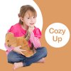 Capybara Plush with 2 Small Capybara Stuffed Animals, 3Piece Soft Capybara Stuffed Animals Zippers Playset, Capybara Mom with Babies, Unique Plushie Toys Model Dolls Collection for Kids