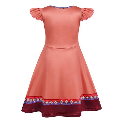 Sukyfecde Girls Native American Costume Indian Mardi Gras Dress Up Indigenous Cosplay Clothes Pocahontas Princess Dress up 3t Brown