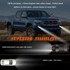 LED 4 eyes Fog Lights Assembly Kit for 2016 2017 2018 2019 2020 2021 2022 2023 Toyota Tacoma(Fits SR,SR5 Model Only), White DRL Fog Light Yellow Turn Signals for Tacoma