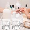 4 Pieces Acrylic Dappen Dish Nail Dapping Dish Nail Powder and Liquid Holder Glass Bowl Crystal Cup Nail Supplies