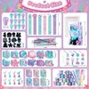 BenLouis 120Pcs Mermaid Party Favors Little Mermaid Pencils Stickers School Stationery Bulk for Kids Mermaid Birthday Decor Baby Shower Candy Goodie Bag Stuffer Classroom Rewards Pinata Supplies