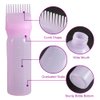 Abnaok Root Comb Applicator Bottle, 6 Ounce Applicator Bottle for Hair Dye Bottle Applicator Brush with Graduated Scale- 4 Pack