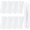 8 PACK Glass Nail File Case, Clear Glass Nail Files Case, Acne Needle Blackhead Acne Needle Organizer Case, Clear Box for Nail Tool for Storage Organizer Case