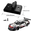 TEYOUYI Wall Mount for Lego Technic Porsche 911 RSR Race Car Model Building Kit 42096 Accessories for Lego Technic 42096 Black