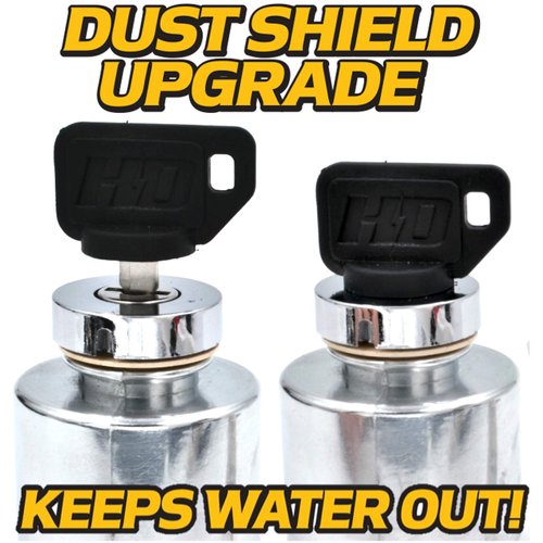 HD Switch Starter Ignition Key Switch Replaces Kubota 66101-55200 66101-55202 w/ 4 Keys & Free Carabiner - Fits G1700, G1800, G1900, G2000, G2160, G2460