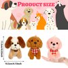 TMWK 12 Pack Dog Stuffed Animals, Stocking Stuffers for Kids, Toddler Stocking Stuffers, 4.8 Inch Small Stuffed Animals Bulk, Assorted Puppy Stuffed Animals