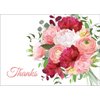 Heartfelt Thanks - Thank You Boxed Greeting Cards - Blank - KJV Scripture Inside - 4 Designs - 12 Cards and Envelopes (Box of 12)