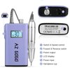 Rechargeable Nail Drill Machine, AZ GOGO 30000RPM Professional Portable Nail Drills for Acrylic Gel Nails - Electric E File with LCD Display(Purple)