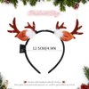 BARTOSI Light Up Christmas Reindeer Antlers Headbands Reindeer Antler Headband Deer Antler Hair Band Cute Hair Hoop Deer Ears Holiday Costume Headpiece Hair Accessories for Christmas Party