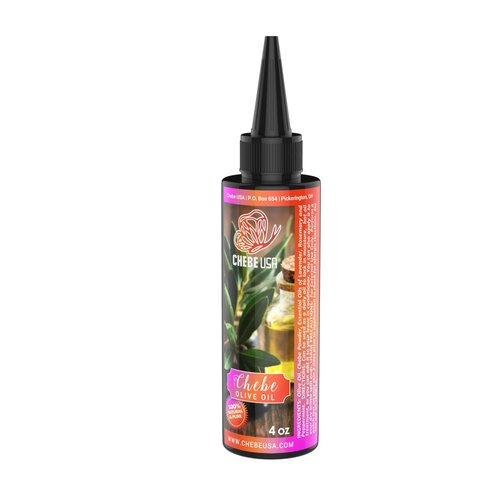 Uhuru Naturals Chebe Olive Oil (4oz) - All-Natural Hair Oil- Contains Pure Ingredients and Essential Oils Promotes Strong and Healthy Hair Growth Helps Repair Damaged Hair For All Hair Types