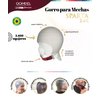 DOMPEL Sparta 2.4K Silicone Highlight Hair Cap, White | Perfect Highlights | 2,400 Strategically Positioned Holes | Curved Design for a Perfect Fit | Reusable