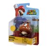 Super Mario Action Figure 4 Inch Goomba Collectible Toy with Coin Accessory