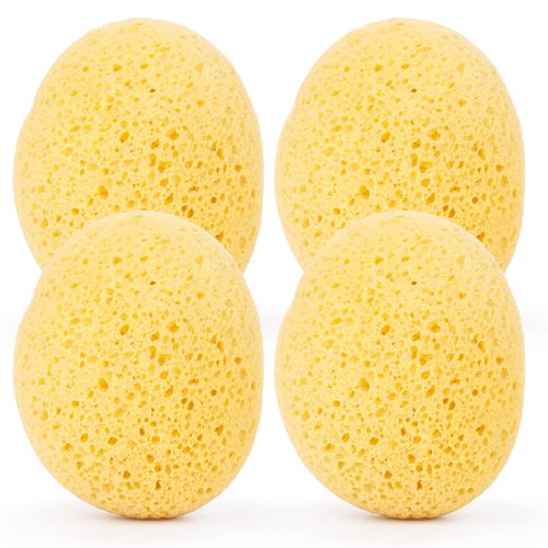 Bath Sponge, 4 Pcs Shower Sponge Loofah Body Scrubber, Shower Sponge Cleaning Loofahs Sponge, Body Sponge for Women Men Kid