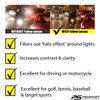 proSPORT Safety Bifocal Glasses Yellow Lens +1.50 z87 Semi Rimless Night Driving for Men and Women