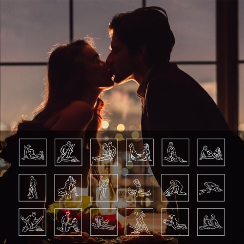 Valentines Day Date Night Gifts for Couples Naughty Dice for Him Her Boyfriend Girlfriend Anniversary Steel Gifts for Husband Wife Bride Groom Wedding Christmas Birthday Gifts for Women Men 18 Side