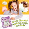 JA-RU Kawaii Animal Stress Balls (4 Mochi Squishy Animals) Squishy Fidget Toys. Stress Relief Squeeze Toy. Kids Party Favors, Easter Basket Stuffers, & Classroom Prizes. 5244-4s